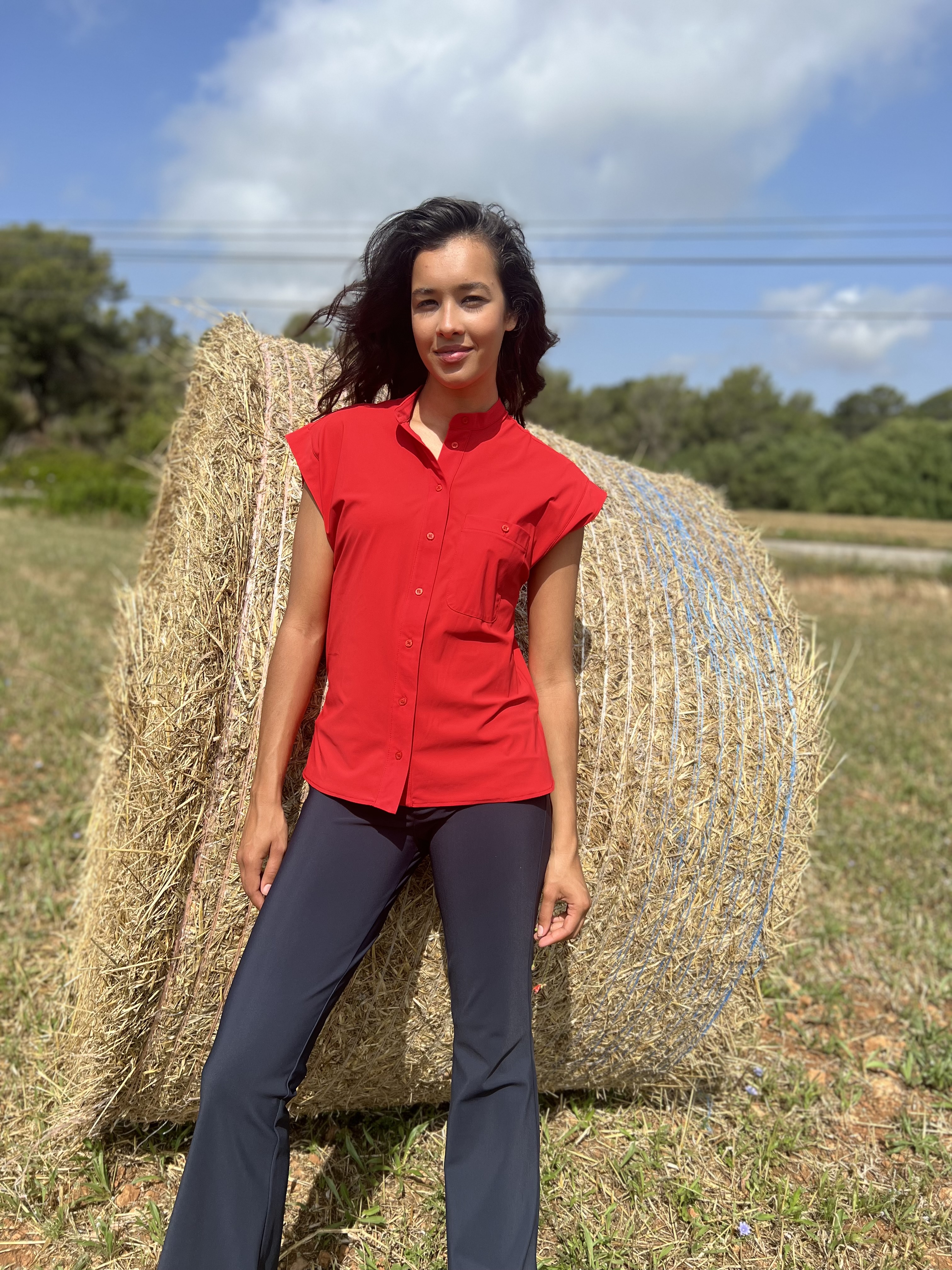 BLOUSE ENDLESS ROUGE