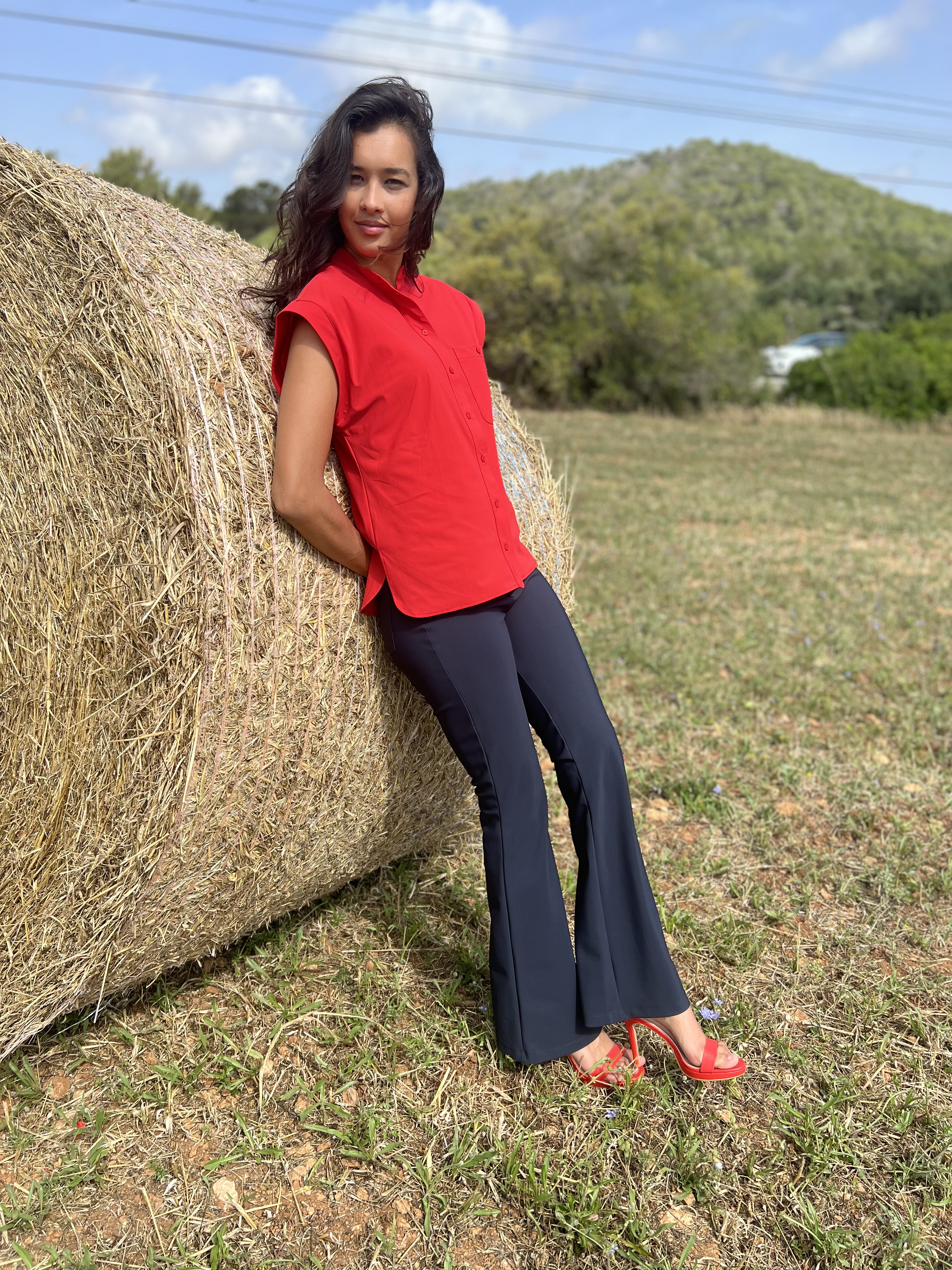 BLOUSE ENDLESS ROUGE