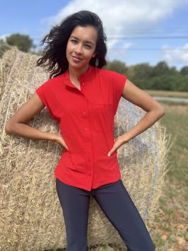 BLOUSE ENDLESS ROUGE